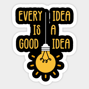 Good Idea Creator inventor Sticker